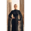 Black Beaded Cape Evening Gown | Gallant Couture