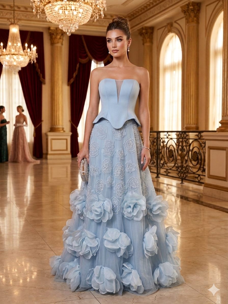 gallant-couture-ice-blue-floral-luxury-ball-gown-01 Ice Blue Floral Luxury Ball Gown | Gallant Couture