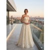 Ivory Corset Bridal Evening Gown | Gallant Couture