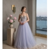 Lavender Tulle Evening Gown | Gallant Couture