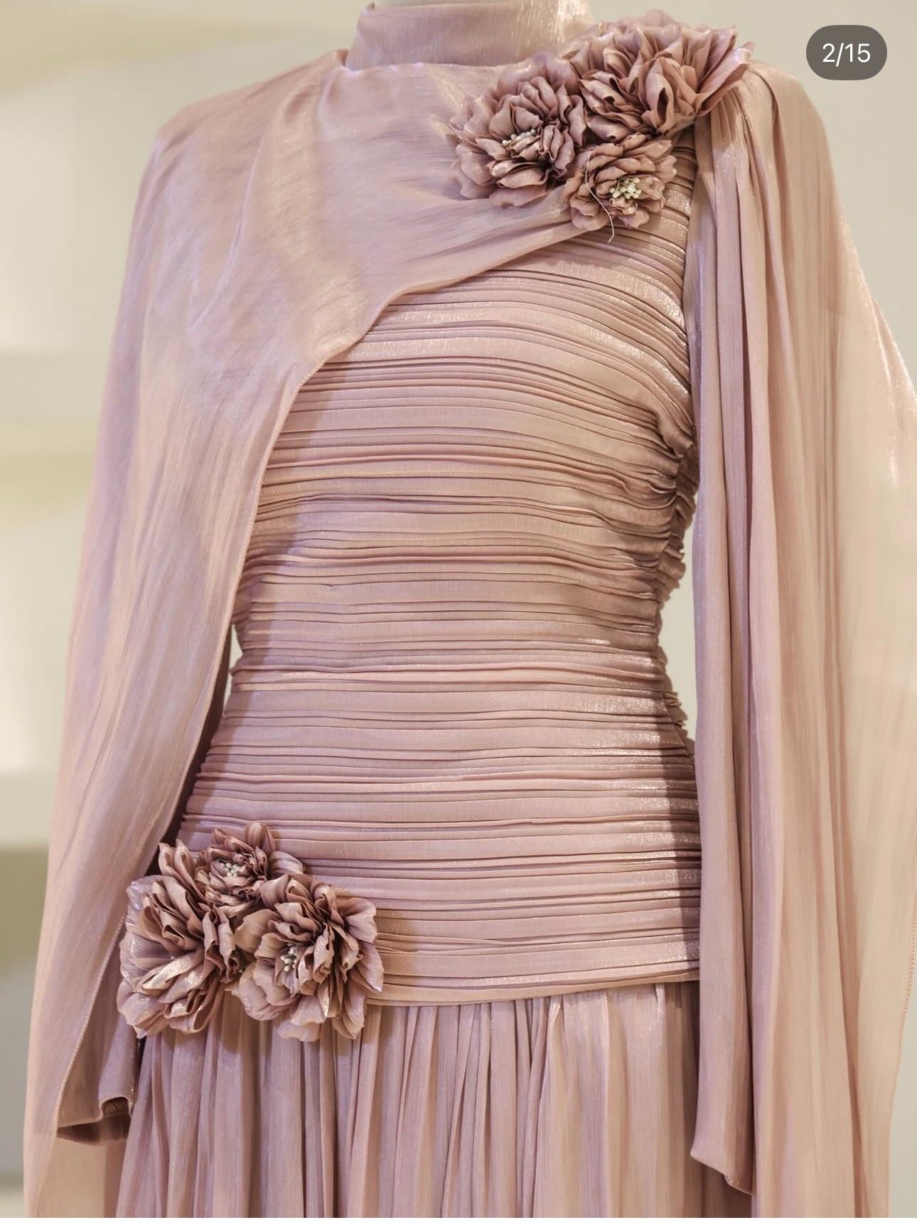 Gallant Couture lilac formal evening dress