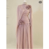 Lilac Draped One-Shoulder Formal Dress | Gallant Couture
