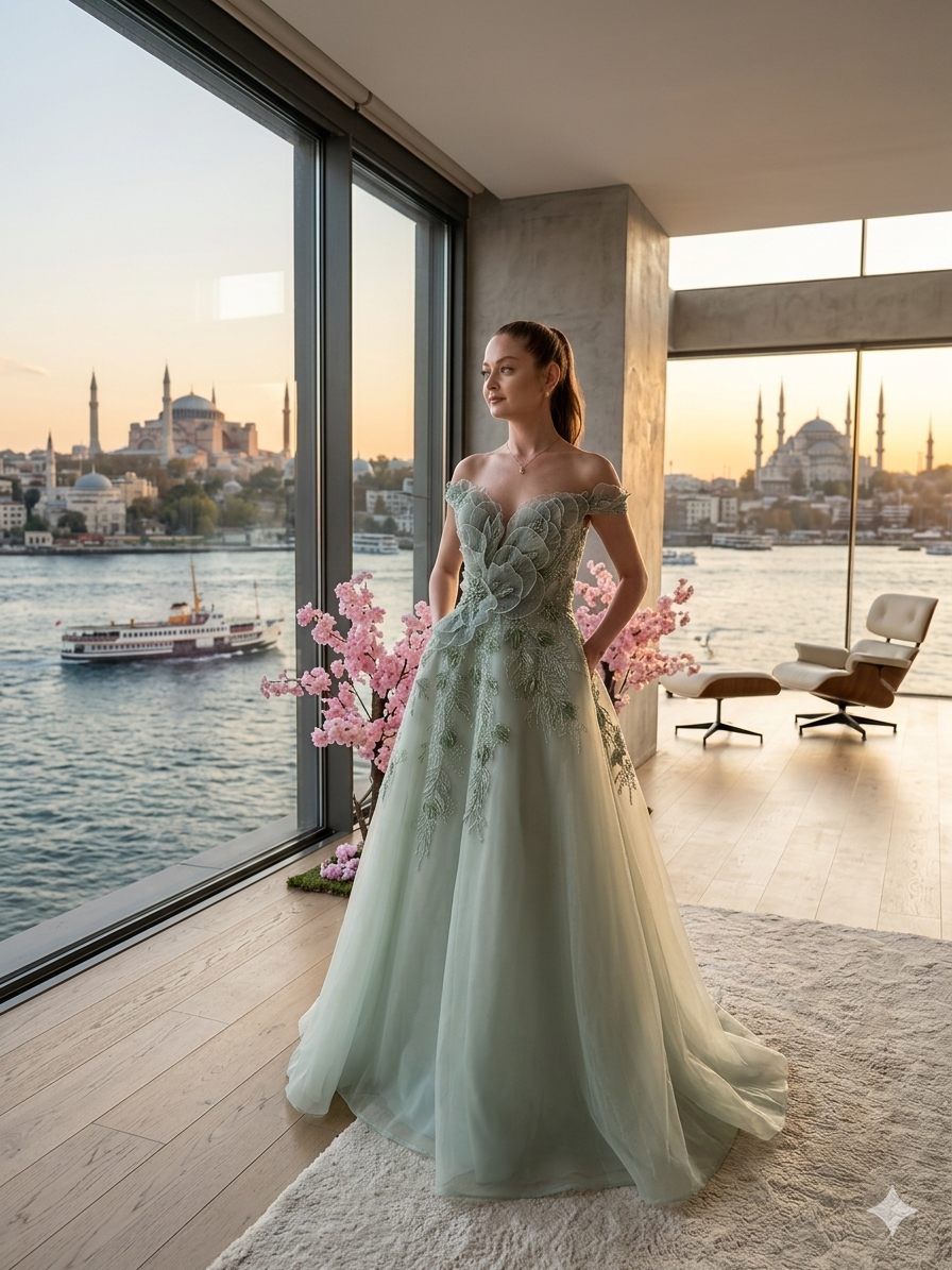 gallant-couture-mint-tulle-couture-ball-gown-01 Mint Tulle Couture Ball Gown | Gallant Couture