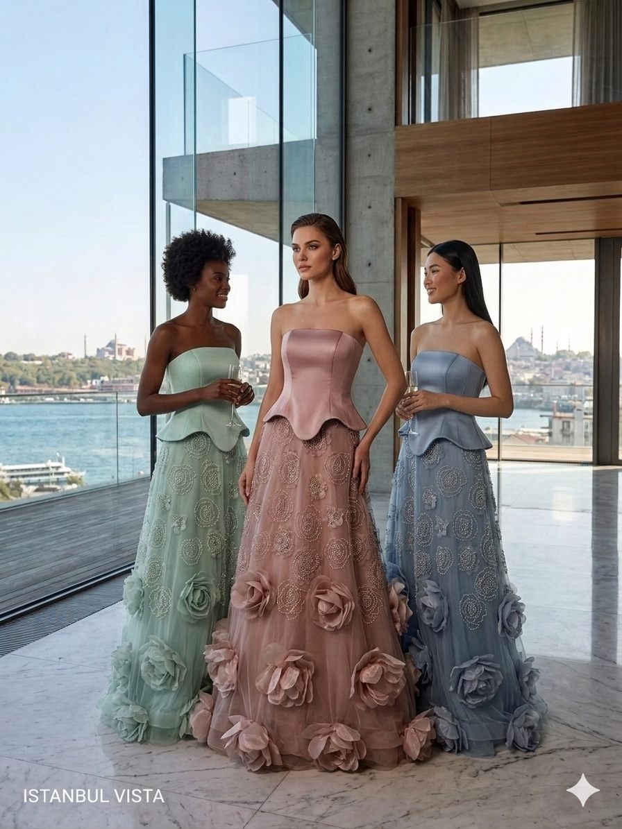 Pastel Floral Couture Gown Collection | Gallant Couture