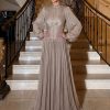 Pleated Chiffon Evening Dress Collection | Gallant Couture