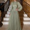 Pleated Chiffon Evening Dress Collection | Gallant Couture