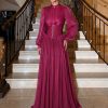 Pleated Chiffon Evening Dress Collection | Gallant Couture