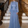 Pleated Chiffon Evening Dress Collection | Gallant Couture