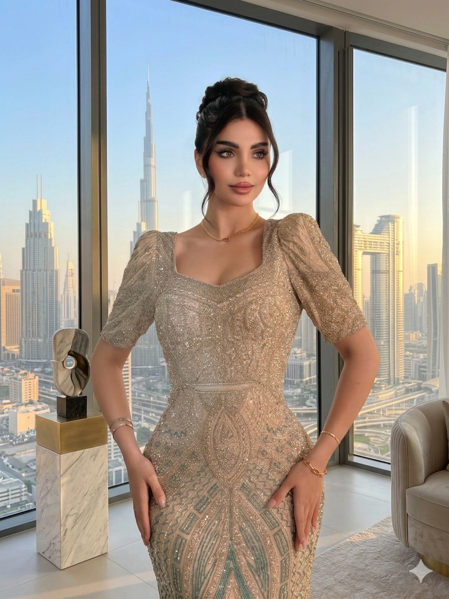 gallant-couture-taupe-lace-luxury-mermaid-gown-02 Taupe Lace Luxury Mermaid Gown | Gallant Couture