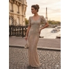gallant-couture-taupe-lace-mermaid-evening-dress-01 Taupe Lace Mermaid Evening Dress | Gallant Couture