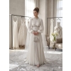 White Jeweled Bridal Evening Gown | Gallant Couture