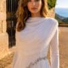 gallant-couture-ivory-draped-embellished-waist-evening-gown-04 Ivory Draped Embellished-Waist Evening Gown | Gallant Couture
