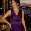gallant-couture-purple-draped-sleeveless-evening-gown-02 Purple Draped Sleeveless Evening Gown | Gallant Couture