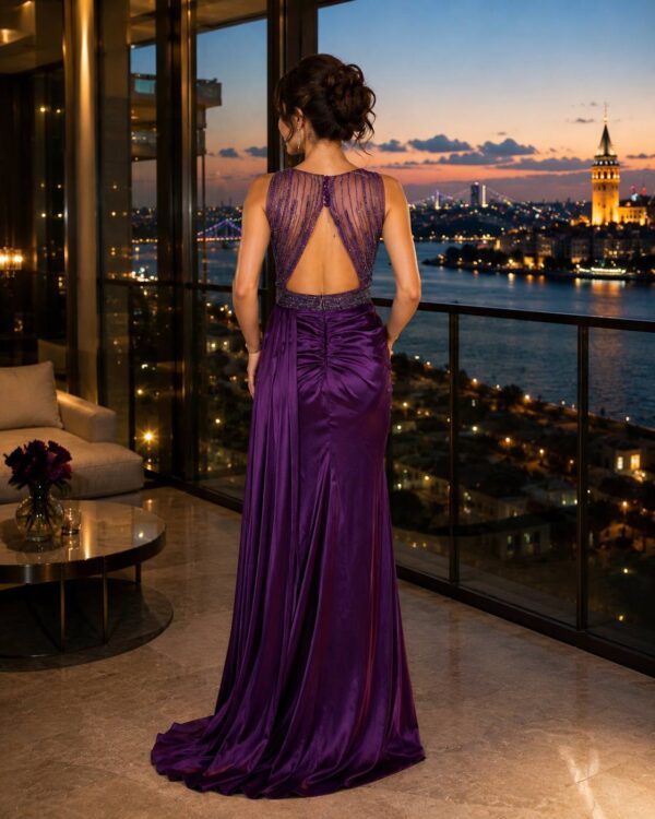 gallant-couture-purple-draped-sleeveless-evening-gown-03 Purple Draped Sleeveless Evening Gown | Gallant Couture