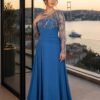 gallant-couture-royal-blue-one-shoulder-embellished-evening-gown-01 Royal Blue One-Shoulder Embellished Evening Gown | Gallant Couture