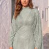 gallant-couture-sage-cape-sleeve-draped-evening-gown-02 Sage Cape-Sleeve Draped Evening Gown | Gallant Couture