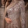 gallant-couture-taupe-one-shoulder-draped-evening-gown-02 Taupe One-Shoulder Draped Evening Gown | Gallant Couture